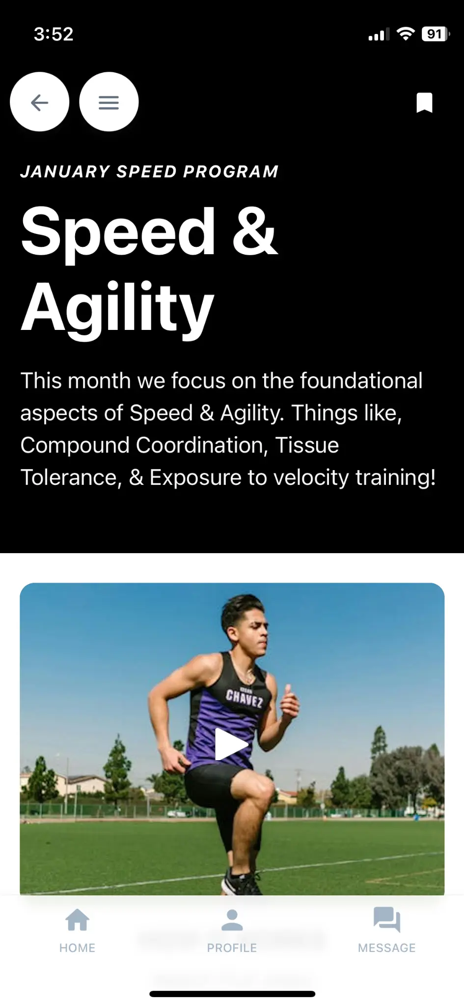 Speed & Agility Programs